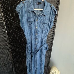 Karl Lagerfeld Indigo Denim Top